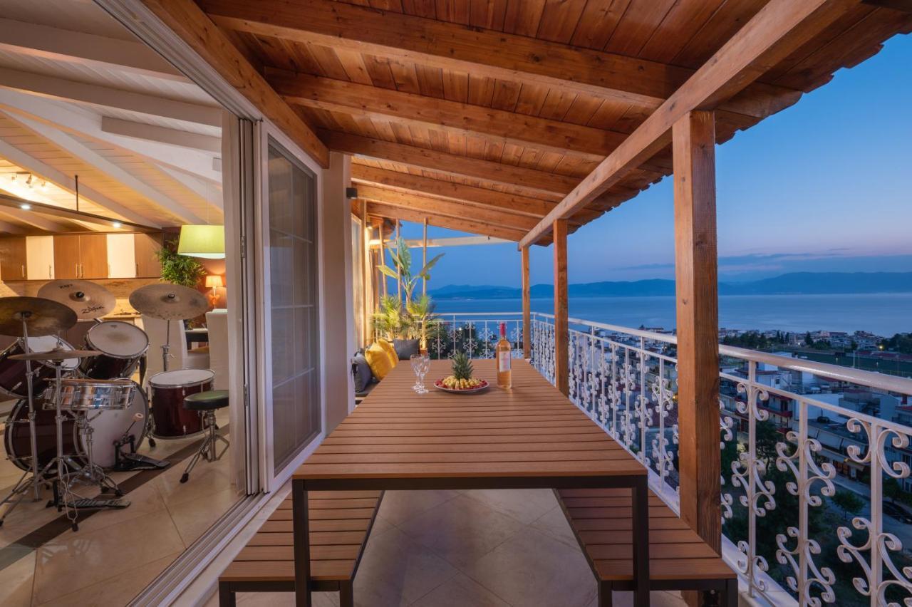 فيلا Panoramic View!Penthouse 120Qm Of Sea & Mountain لوترا إديبسو المظهر الخارجي الصورة