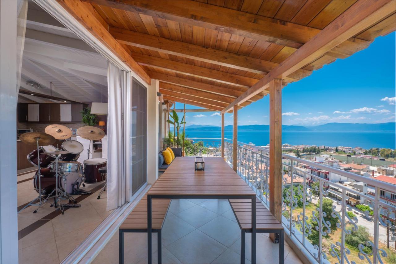 فيلا Panoramic View!Penthouse 120Qm Of Sea & Mountain لوترا إديبسو المظهر الخارجي الصورة