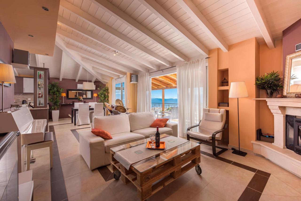 فيلا Panoramic View!Penthouse 120Qm Of Sea & Mountain لوترا إديبسو المظهر الخارجي الصورة